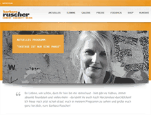Tablet Screenshot of barbara-ruscher.de